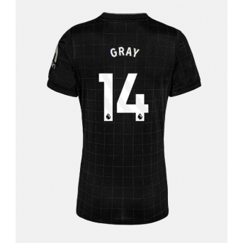 Tottenham Hotspur Archie Gray #14 Maglia Gara Trasferta Repliche 2025-26 Donna Maniche Corte